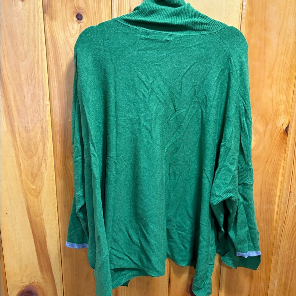 Green Turtleneck Sweater